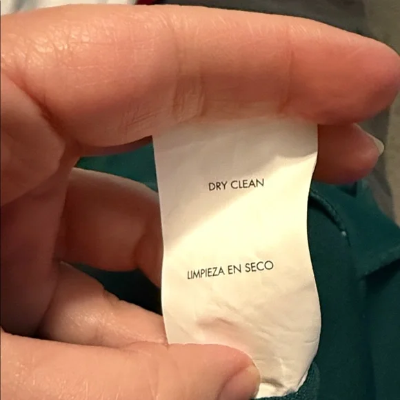 Elegant Green Strapless Dress with Silver Accents at midriff - Picture 11 of 12